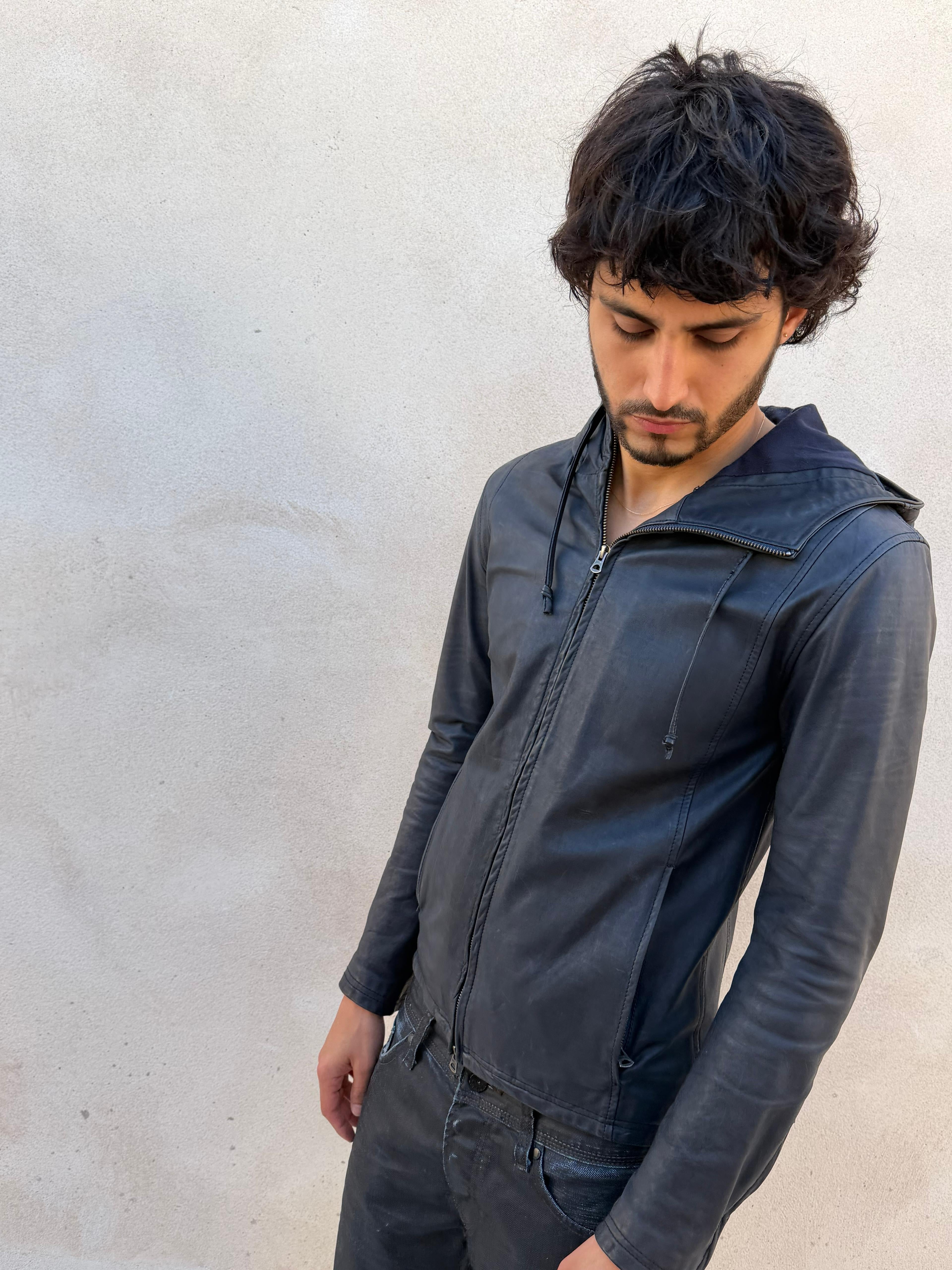 Japanese leather jacket (S)