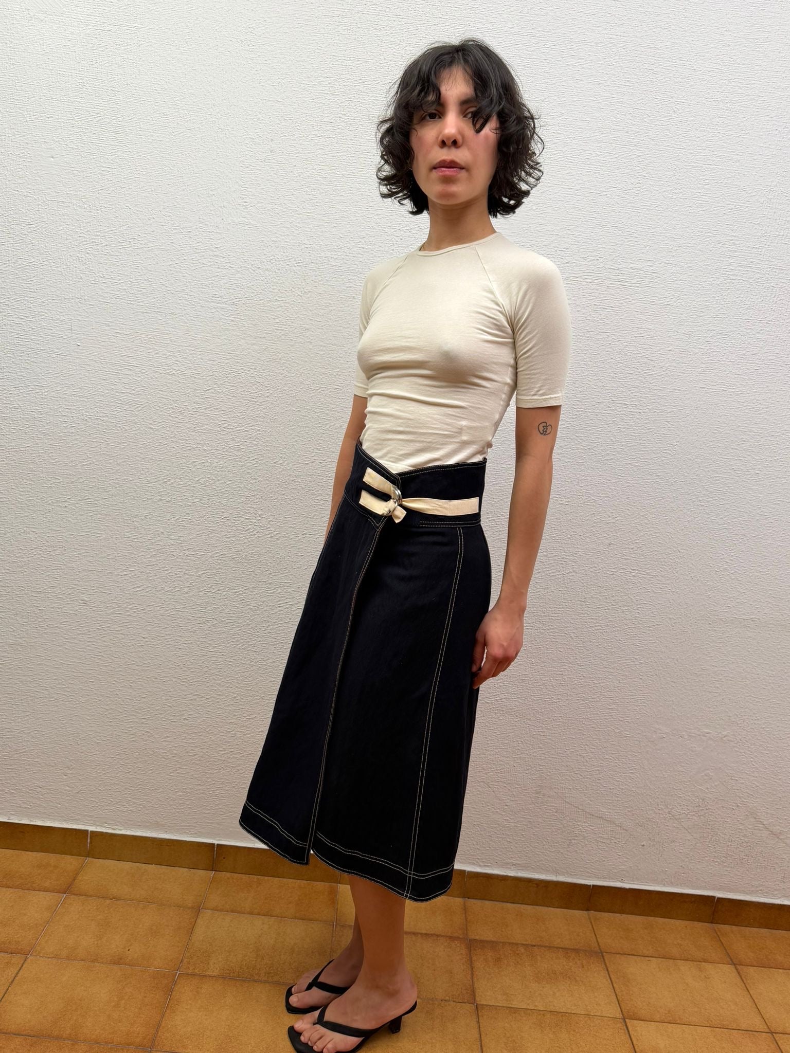 Jil Sander wrap skirt (XS)