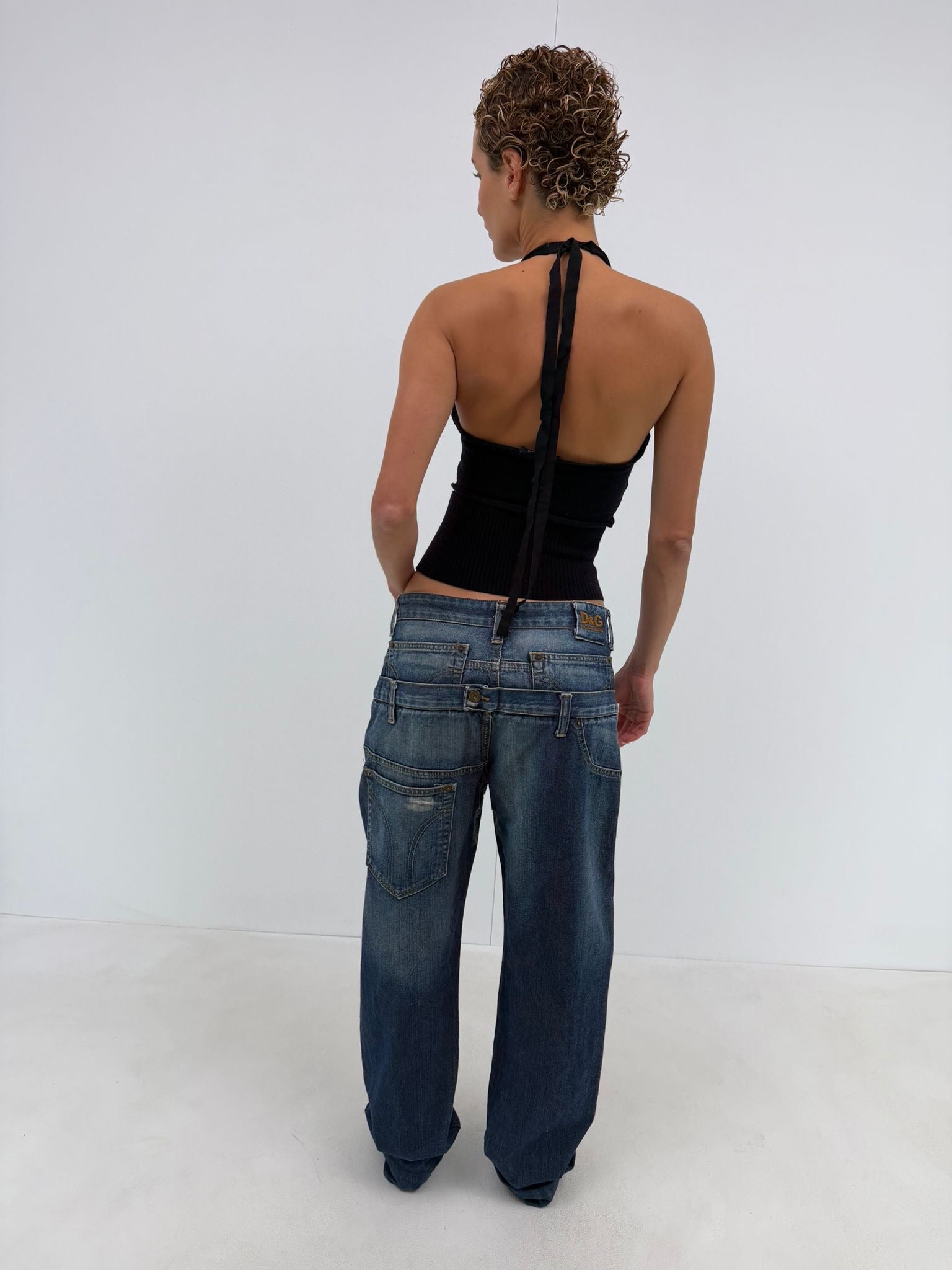 D&G Double waist jeans (W33)