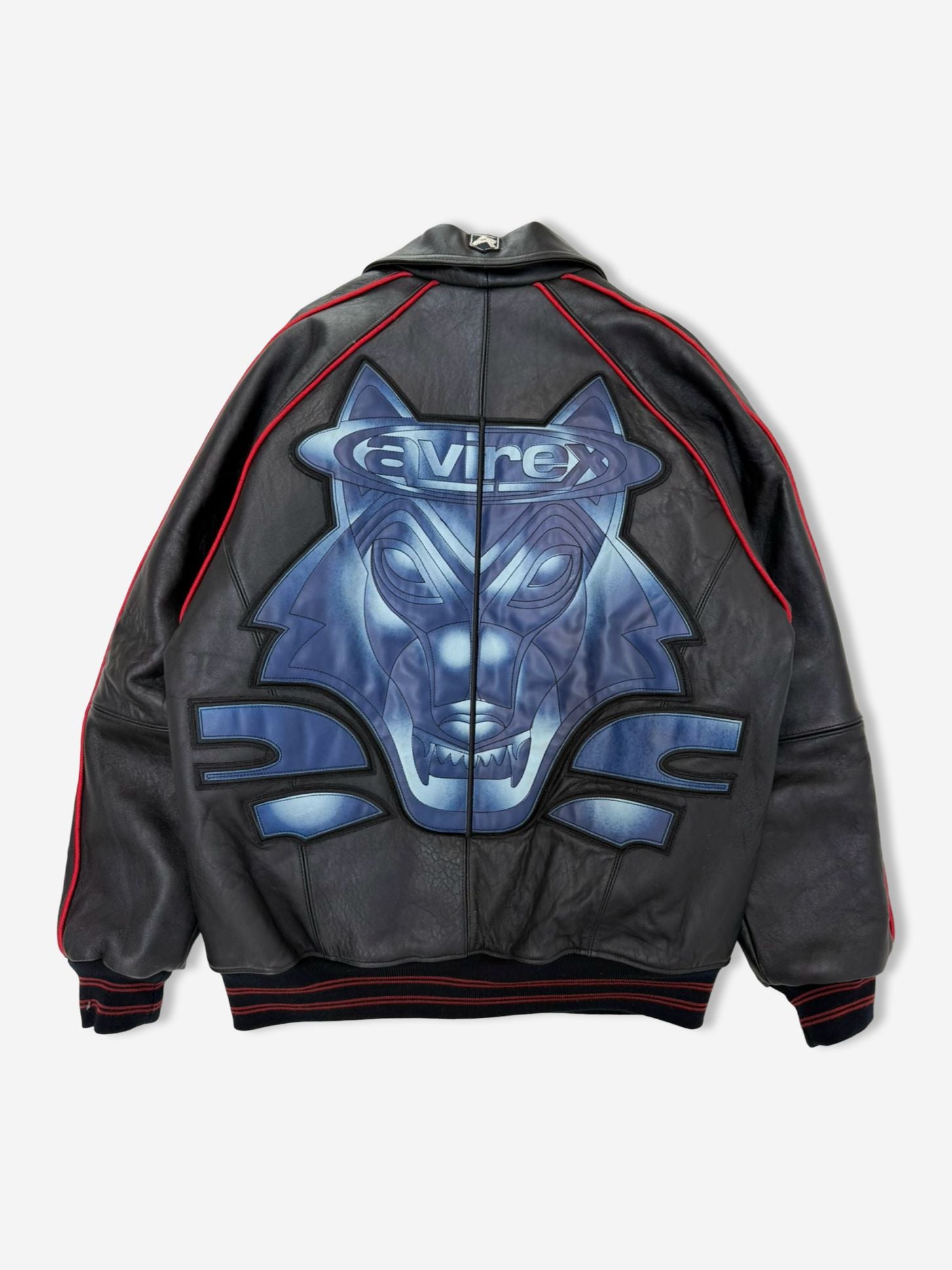 Avirex wolf leather jacket (XL)