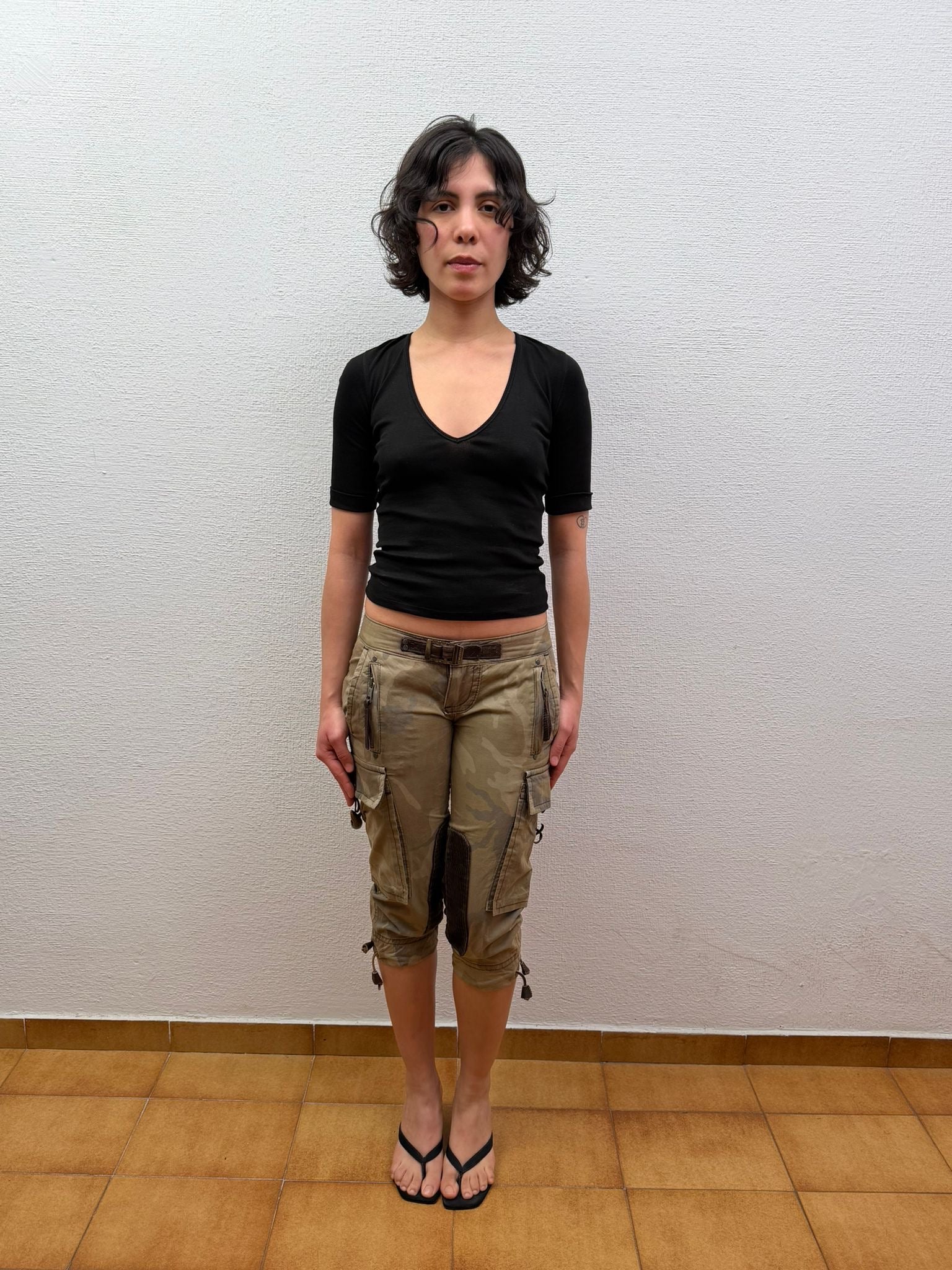 Dsquared2 camo capris (S)