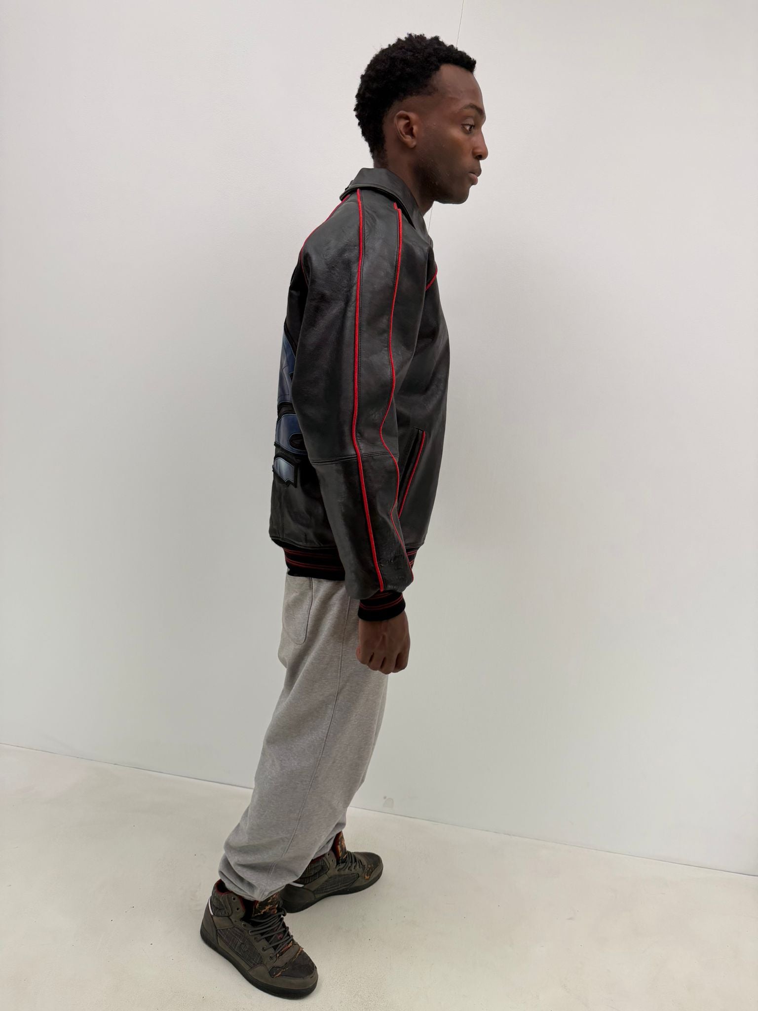 Avirex wolf leather jacket (XL)