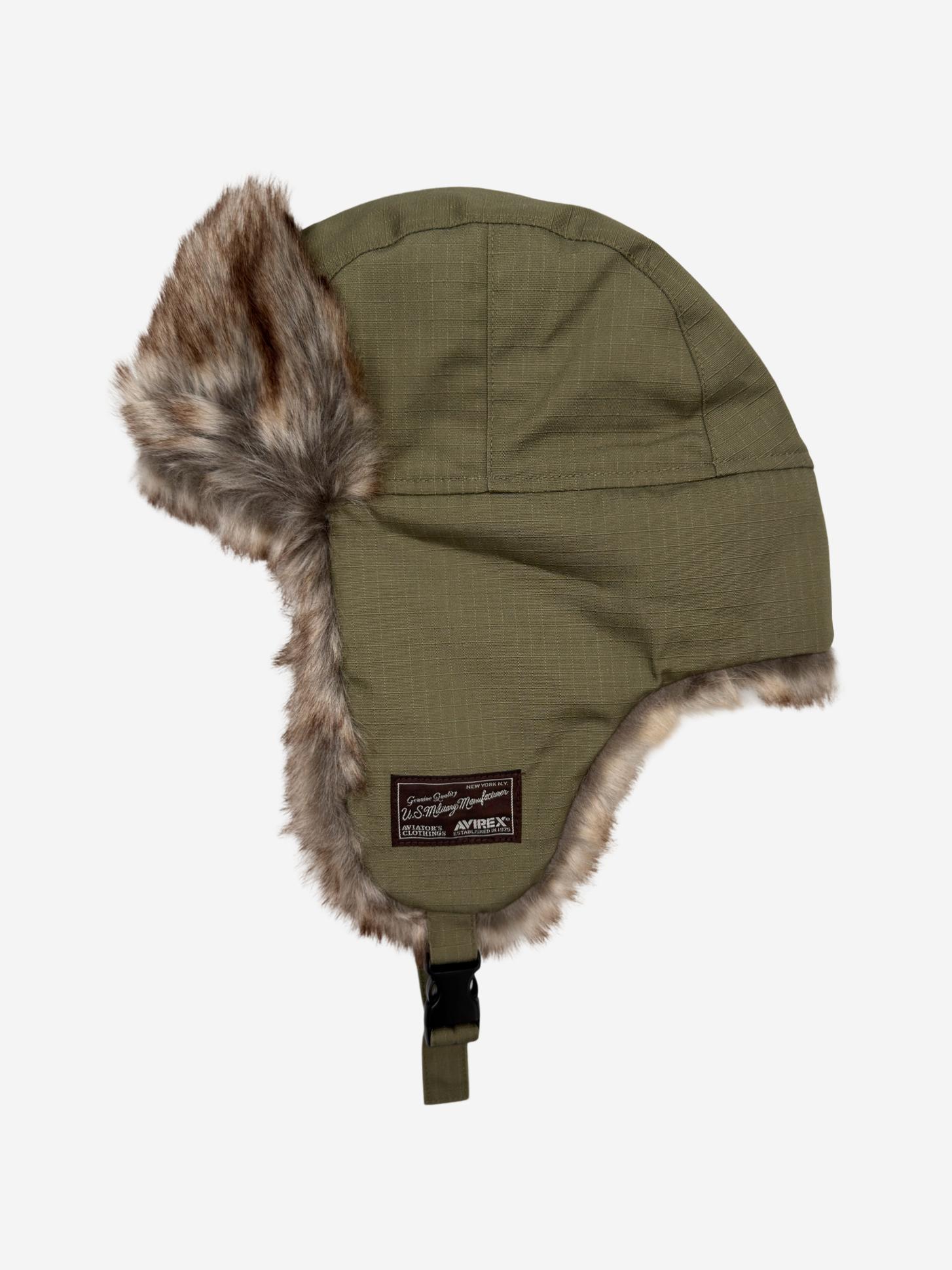 Avirex fur trapper hat