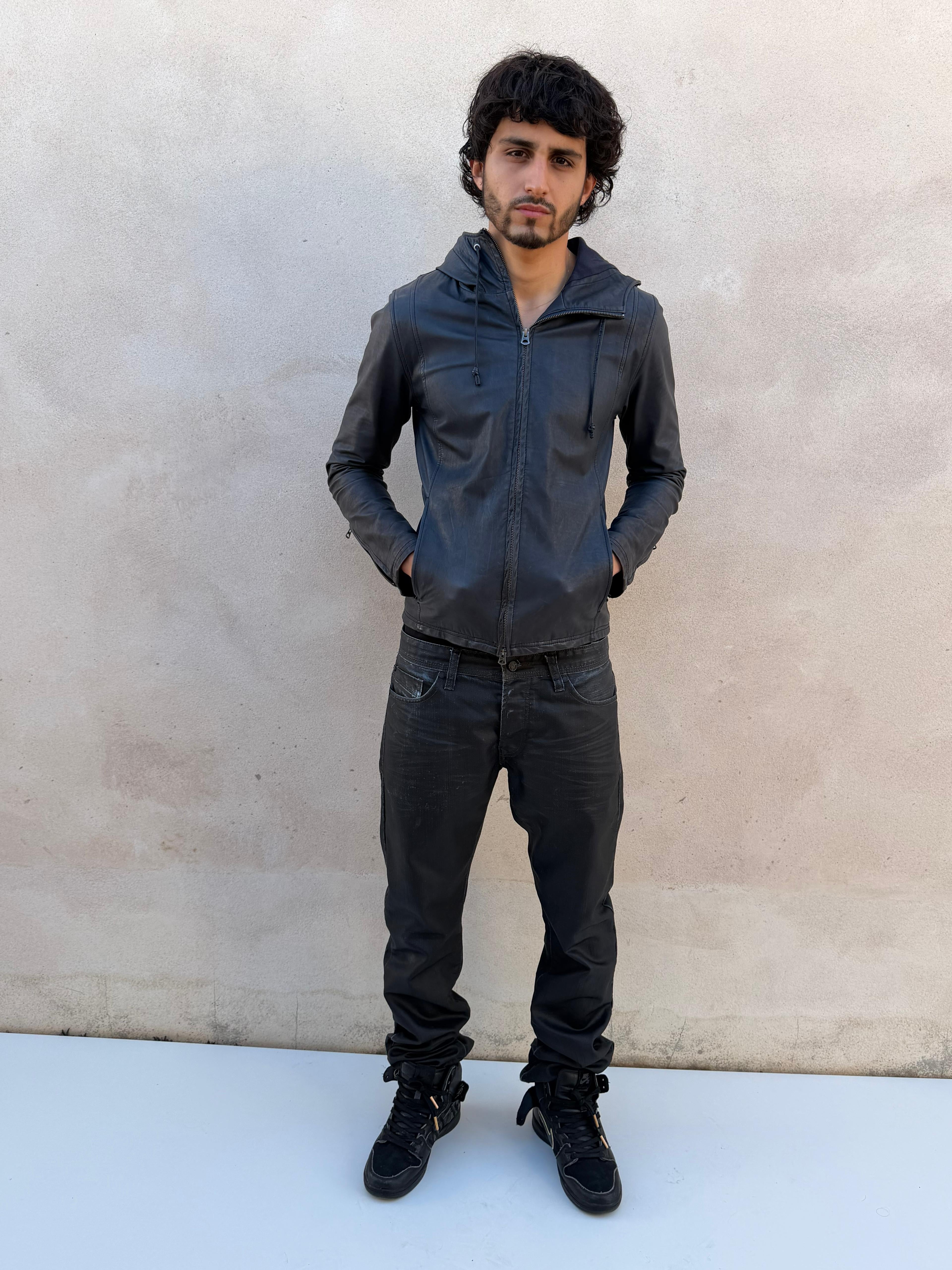 Japanese leather jacket (S)