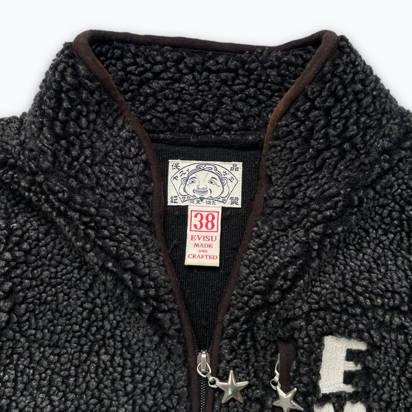 Evisu fleece jacket (M)