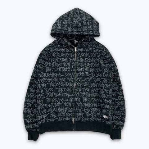 Stüssy zip up hoodie (M)