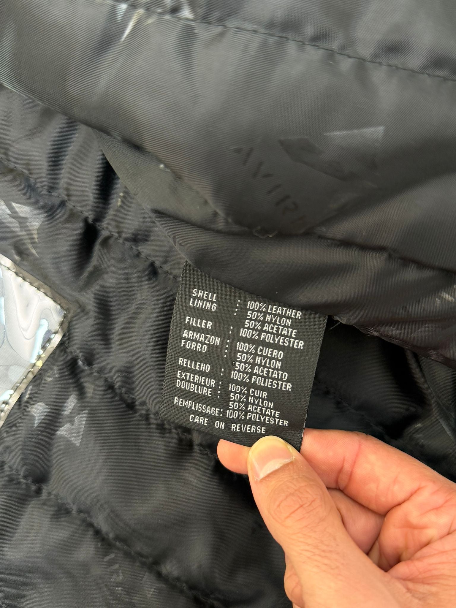 Avirex wolf leather jacket (XL)