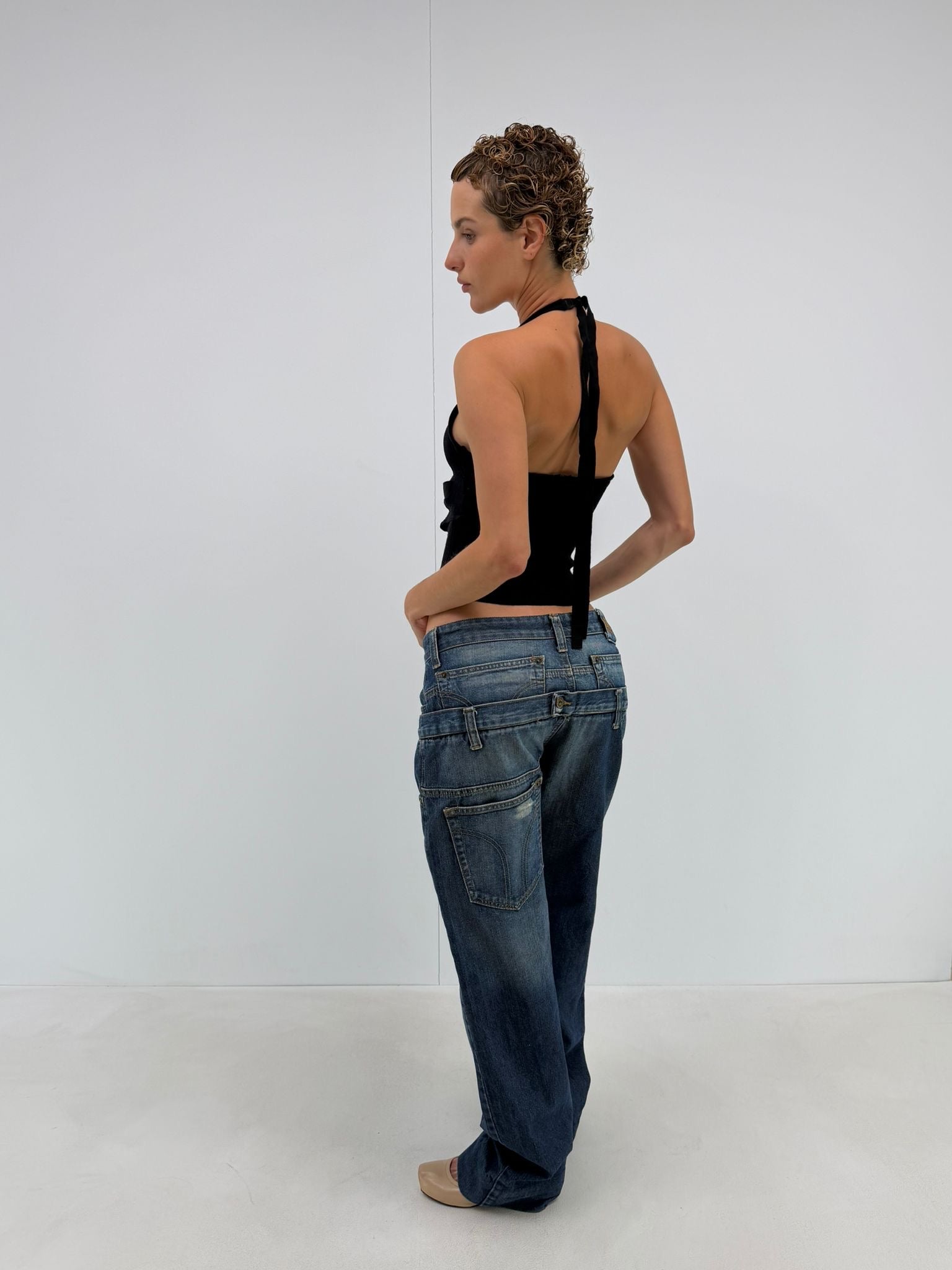 D&G Double waist jeans (W33)