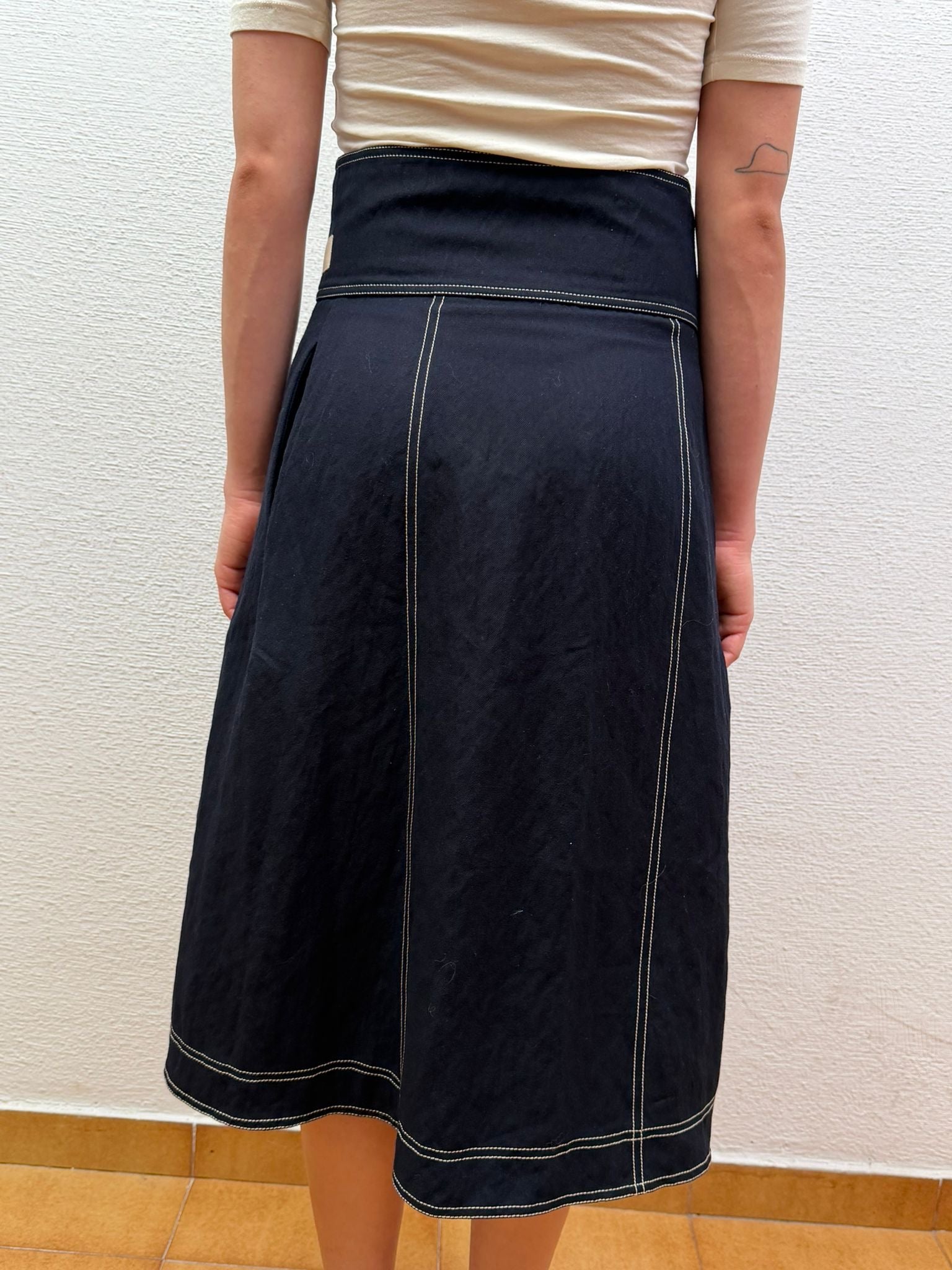 Jil Sander wrap skirt (XS)