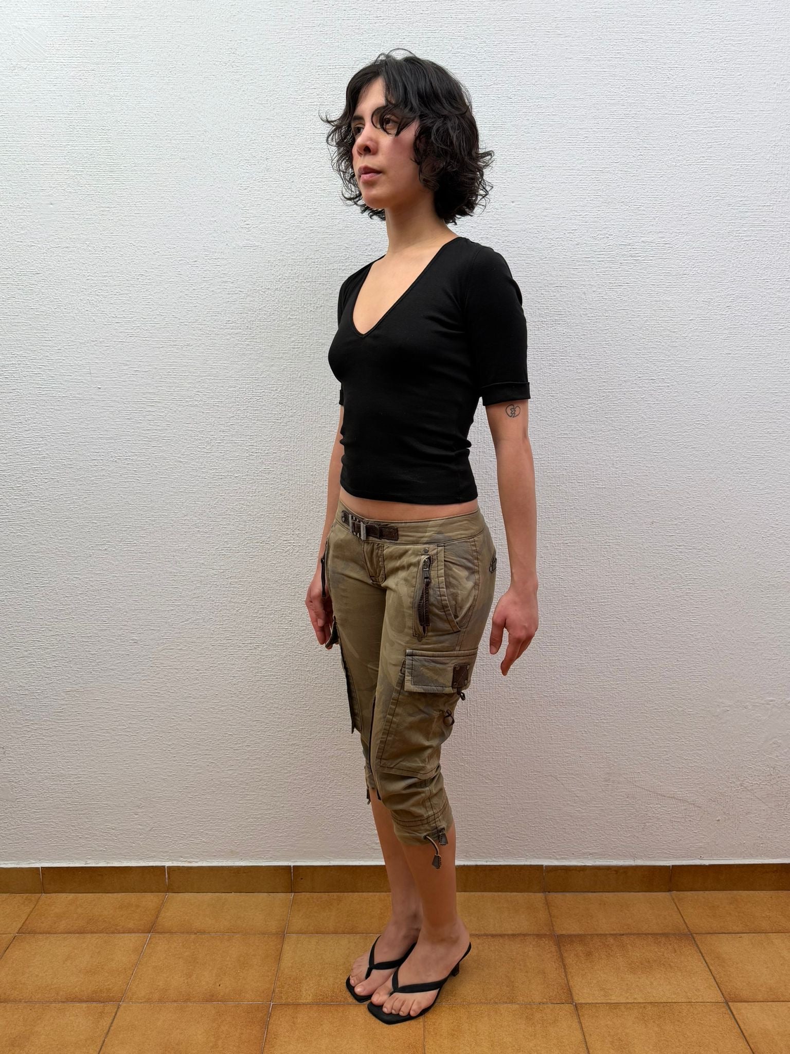 Dsquared2 camo capris (S)