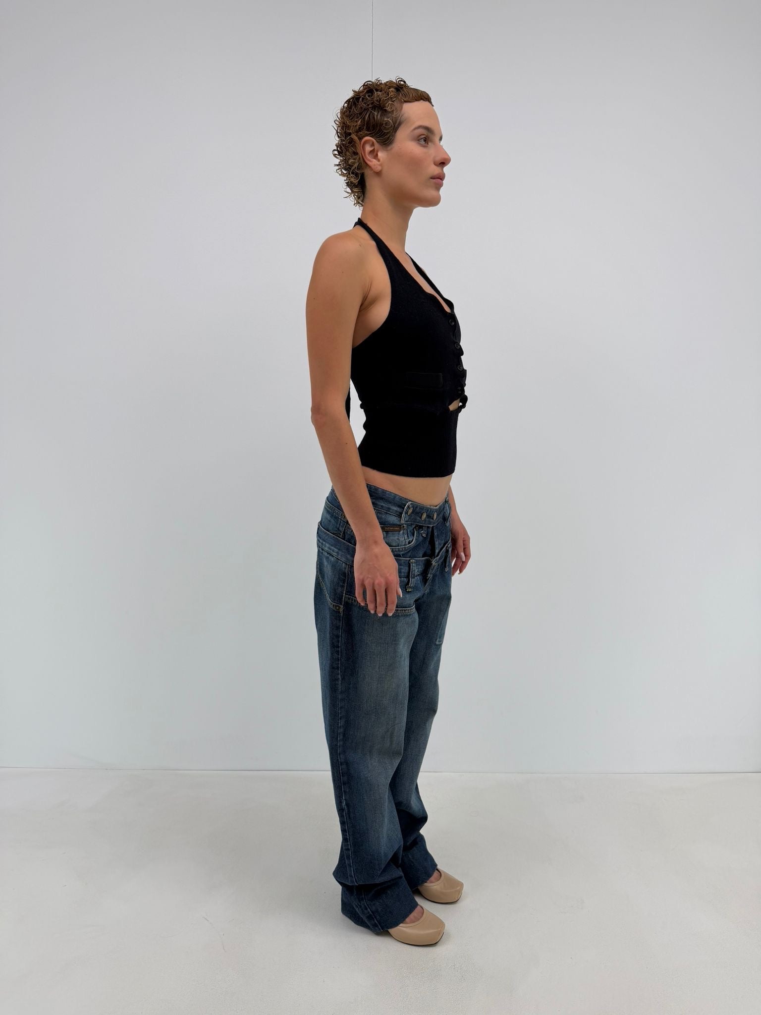 D&G Double waist jeans (W33)