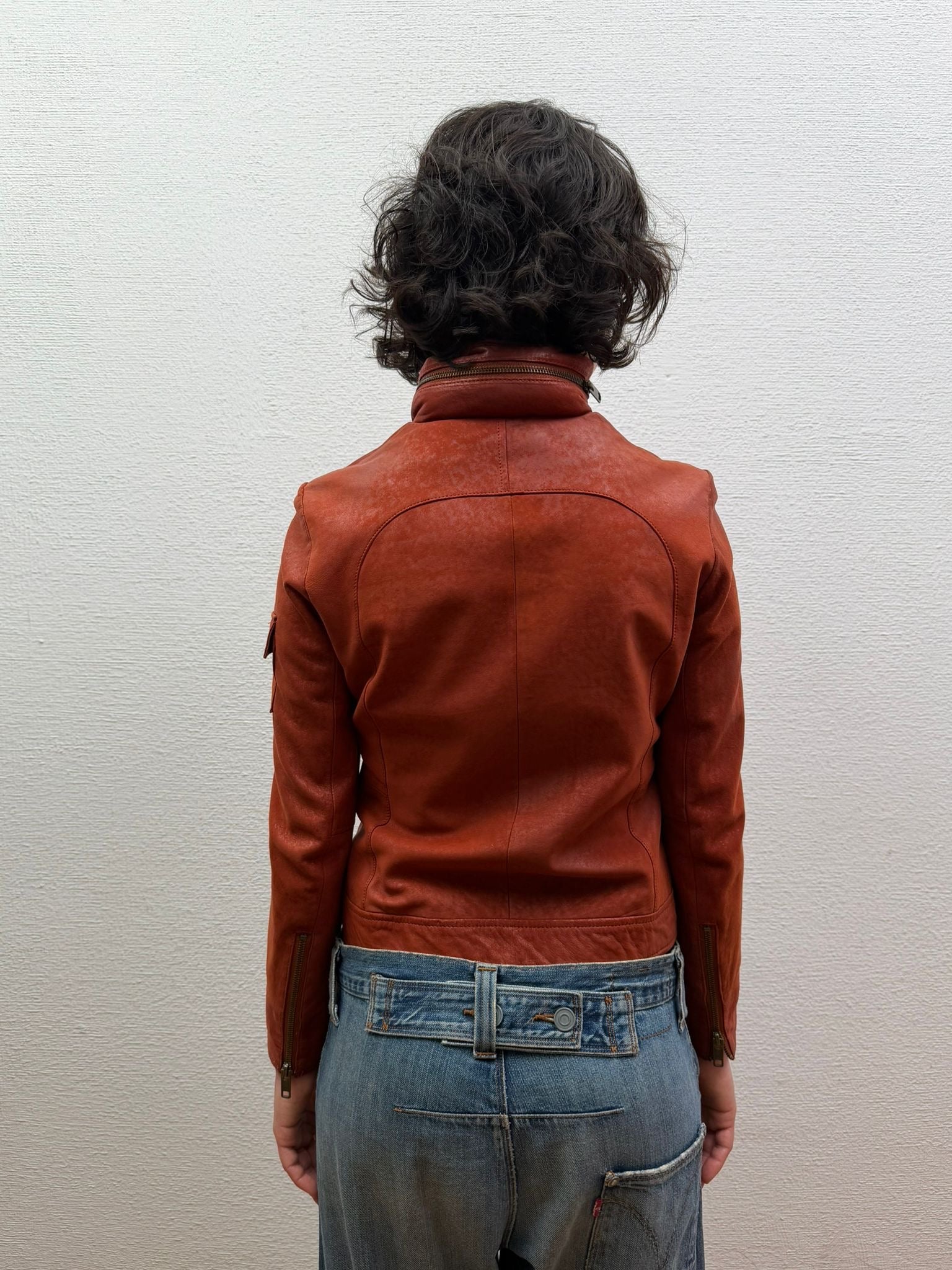 Avirex leather jacket (S)