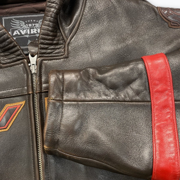 Avirex Leather Jacket (M)