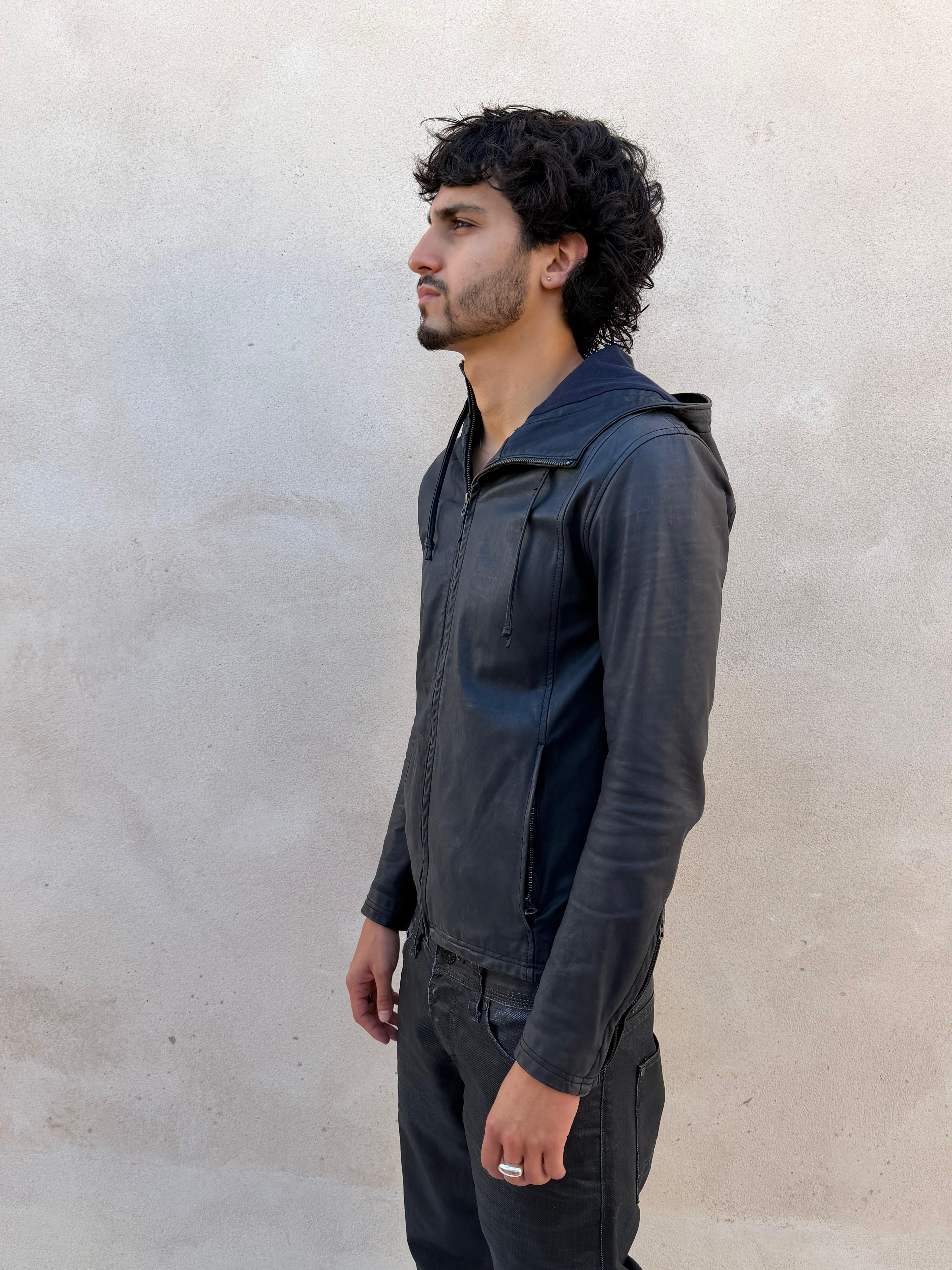 Japanese leather jacket (S)