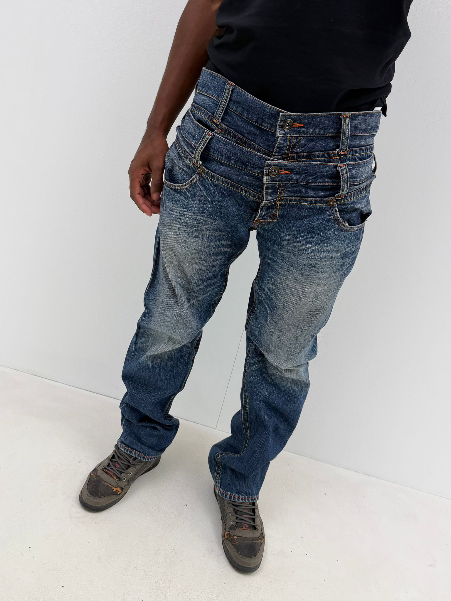 Double waist jeans (W34)