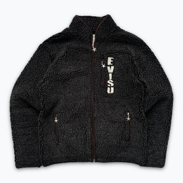 Evisu fleece jacket (M)