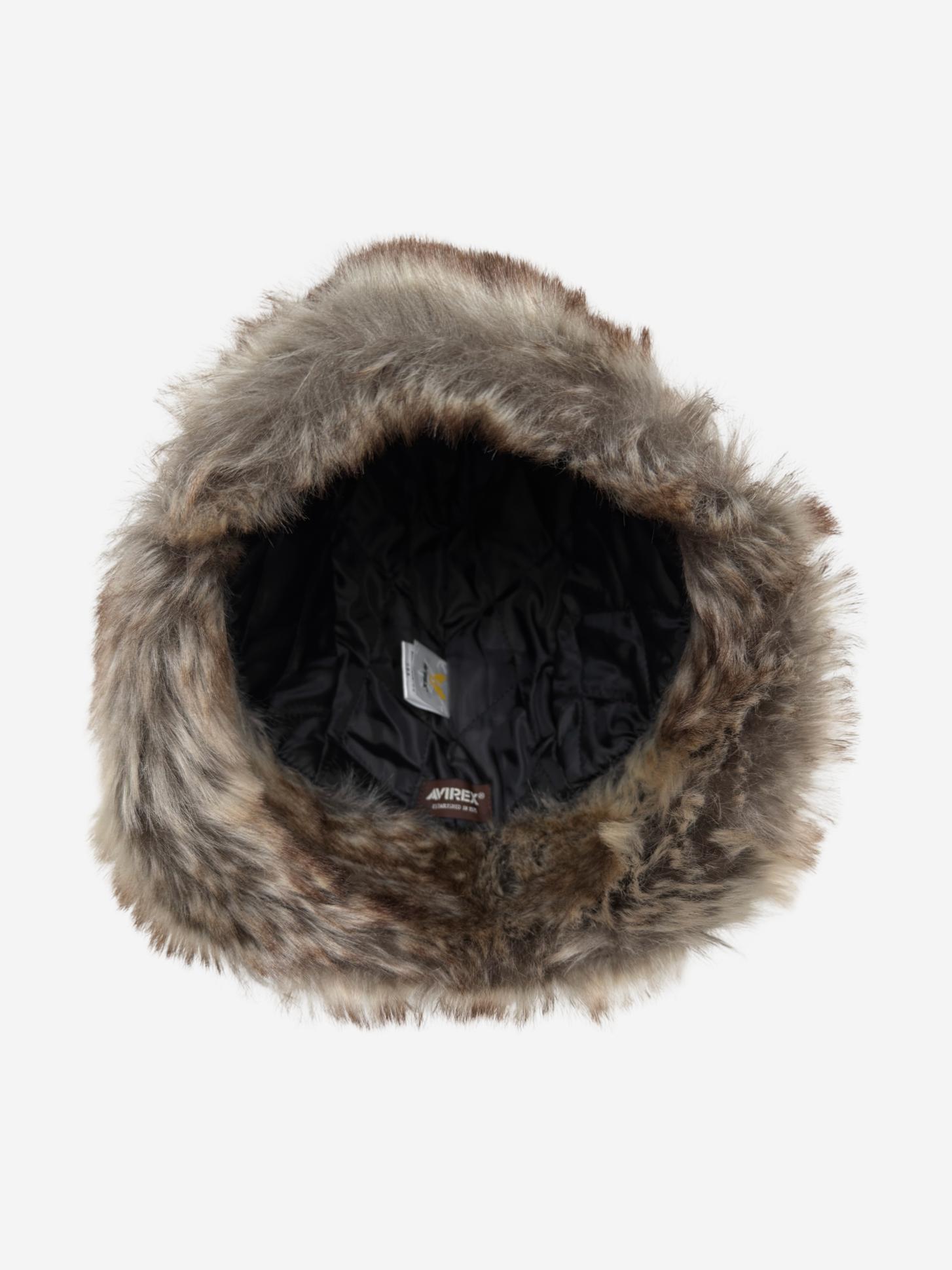 Avirex fur trapper hat