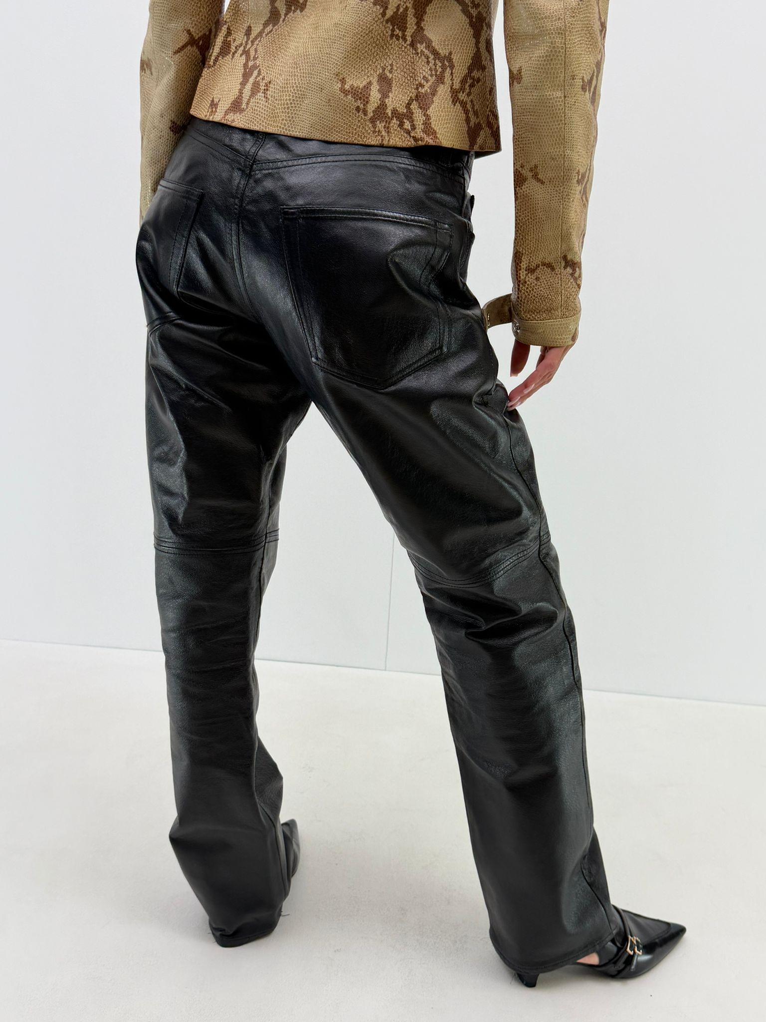 PPFM leather trousers (W30)