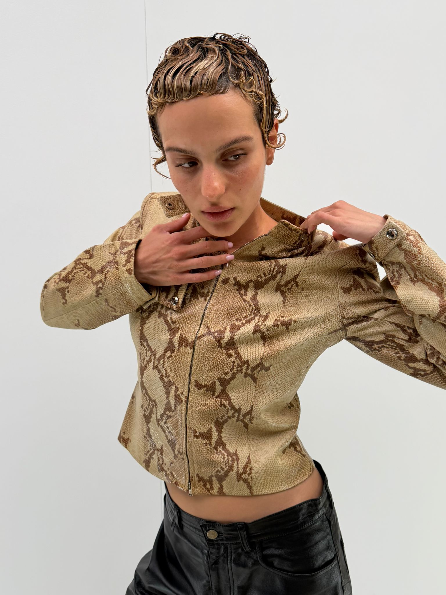 Patrizia Pepe leather jacket (S)