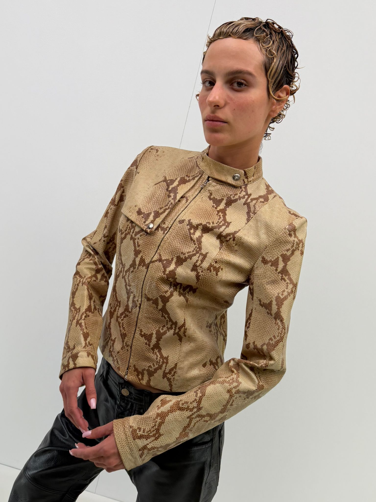 Patrizia Pepe leather jacket (S)