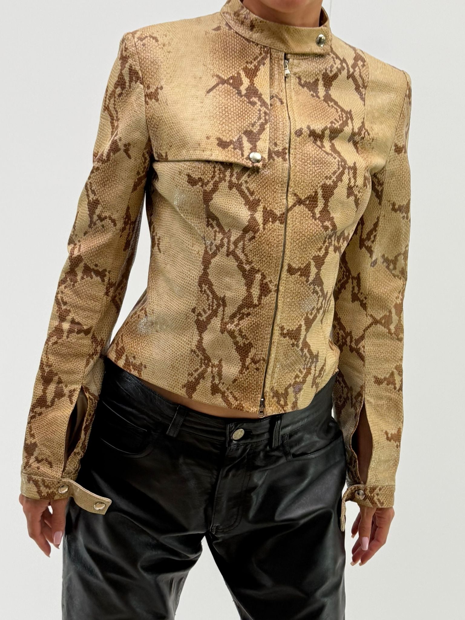 Patrizia Pepe leather jacket (S)