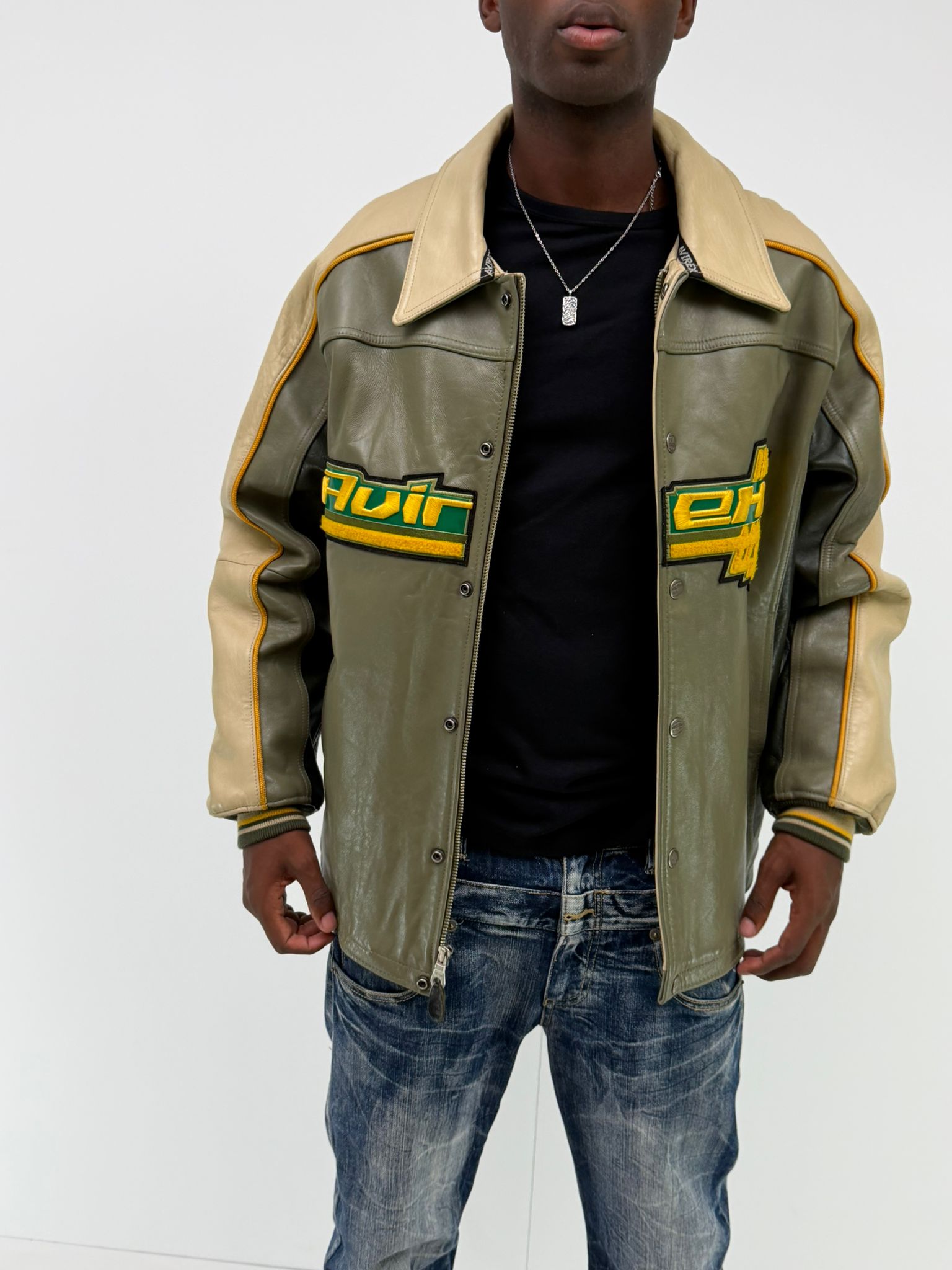 Avirex varsity jacket (L)