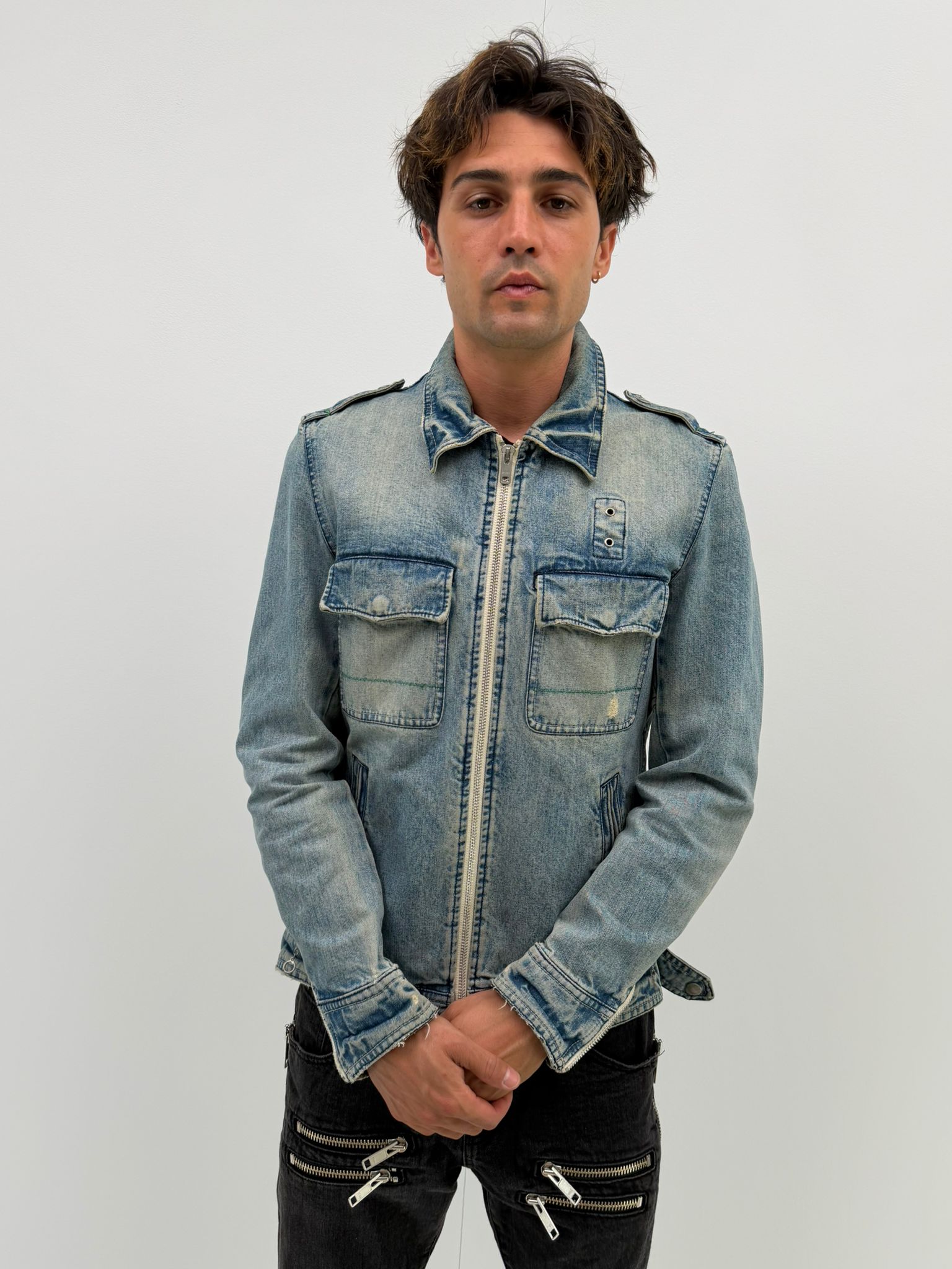 Avirex denim jacket (M)