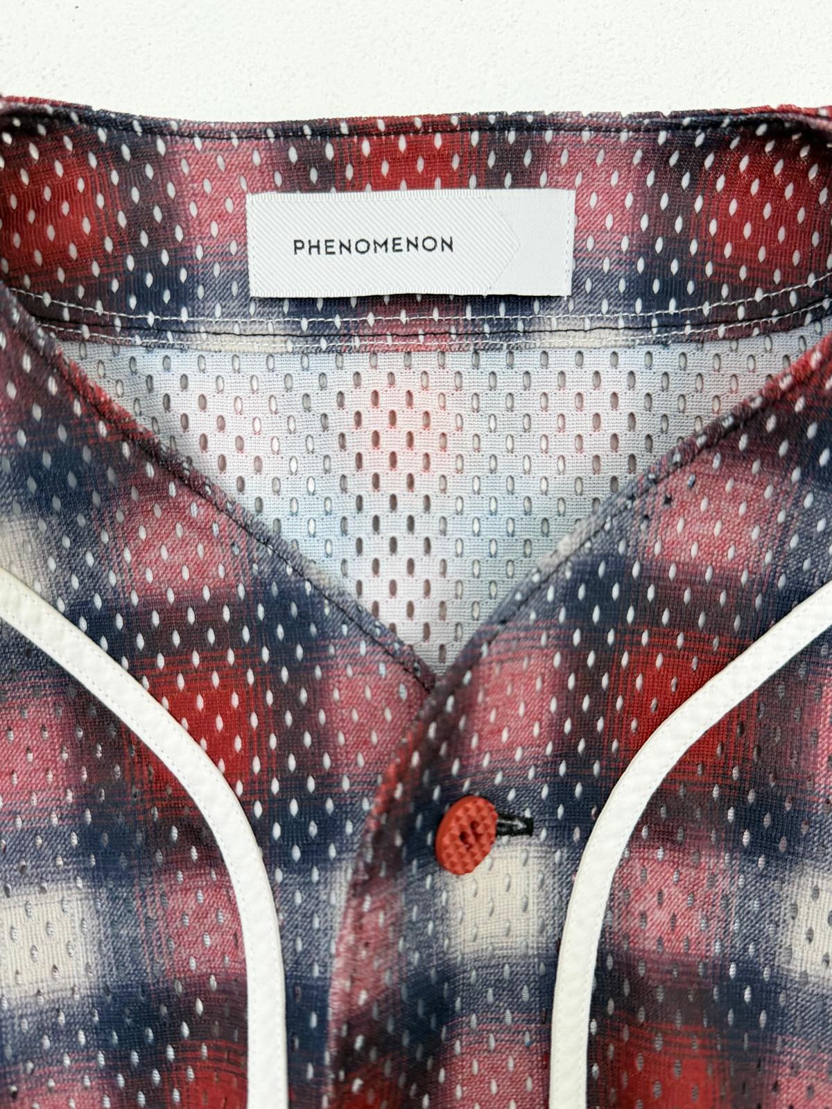 Phenomenon Mesh Plaid Shirt (M)